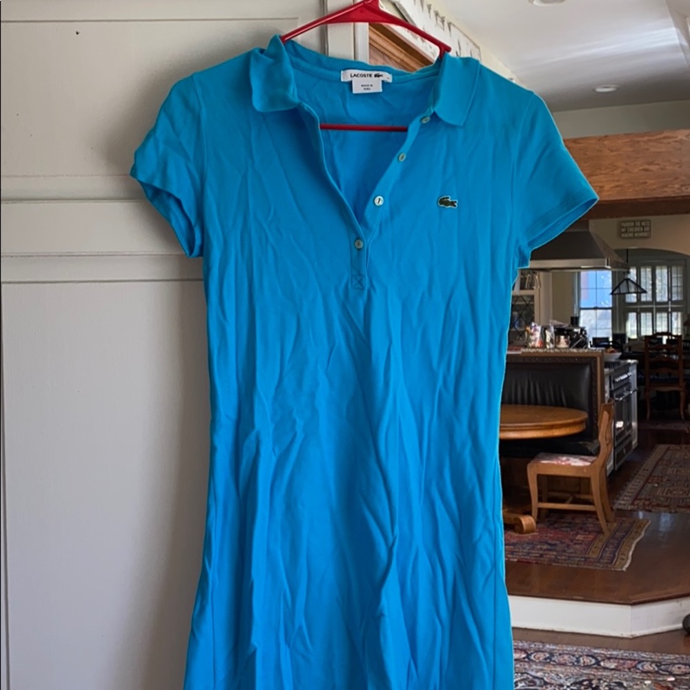 Blue Lacoste dress